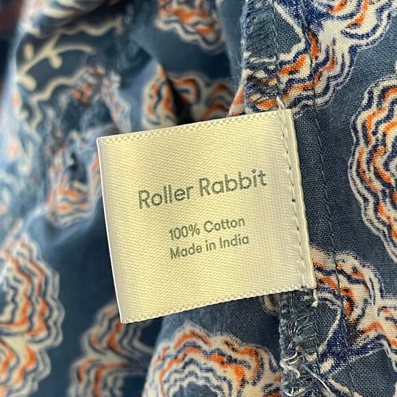 Roller Rabbit Blue and Orange Midi Dress - Picture 6 of 10